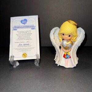 Precious Moments Angel of Strength Heavenly Blessings Autism Awareness 2014 w/CA